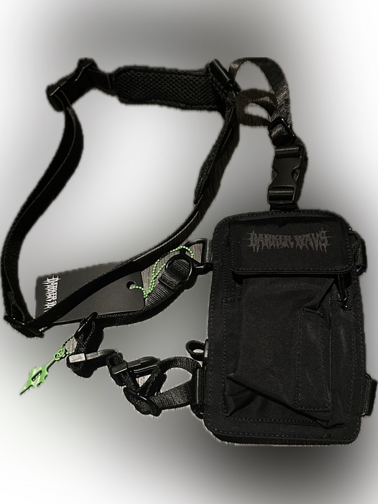 Dolls Kill Handbags - Darker Wavs Snare Leg Garter Utility Bag